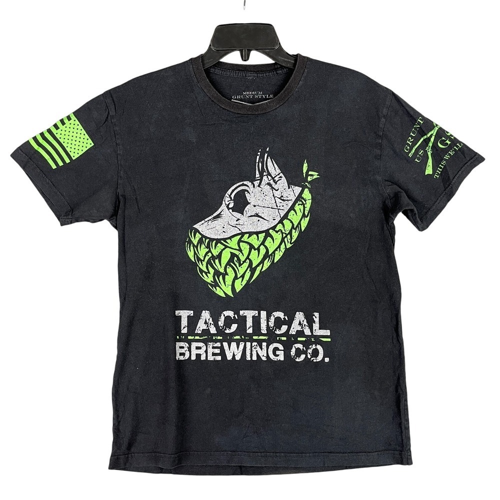 Tactical‎ Brewing Co Shirt Mens M Militarycore Streetwear Graphic Veteran made
